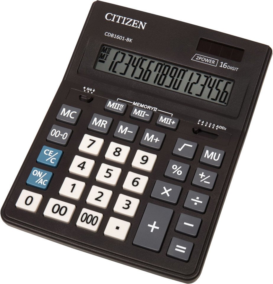 

Бухгалтерский калькулятор Citizen CDB-1401BK