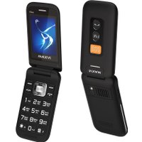 Кнопочный телефон Maxvi E5 up (черный)