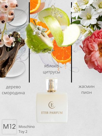 Духи ETIB Parfum аналоговый парфюм Moschino Toy 2 M12 30 мл