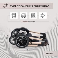 Универсальная коляска Sweet Baby Ranger 2в1 (Black Gold)