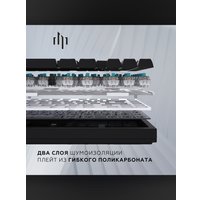 Клавиатура Дарк Проджект CM81 Zeno (g3ms Sapphire, черный)