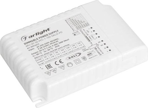 

Блок питания Arlight ARJ-SP-50-PFC-1-10V-DALI2-PD 025124(1)