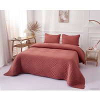 Набор текстиля для спальни Sofi De MarkO Мориц 230х250 Пок-МЦ-тр-230х250 (терракотовый)