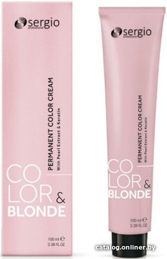 Крем-краска для волос Sergio Professional Color&Blonde 8.21 блондин жемчужный