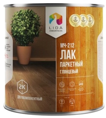 

Лак LIDA МЧ-212 паркетный 2л