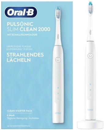 

Электрическая зубная щетка Oral-B Pulsonic Slim Clean 2000 (белый)