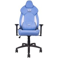 Игровое (геймерское) кресло Thermaltake V Comfort (синий/белый)