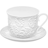 Чашка с блюдцем Elan Gallery Тропики 950447