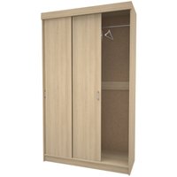 Шкаф-купе МДК СК1 3-х створчатый 2020x1300x520 (дуб млечный)