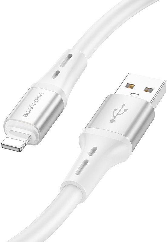 

Кабель Borofone BX88 USB Type-A - Lightning (1 м, белый)
