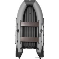 Моторно-килевая лодка Лоцман 300 НДНД (серый/черный)
