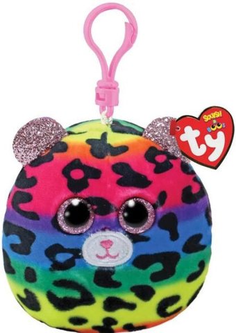 Игрушка-брелок Ty Squishy Beanies Леопард Dotty 39568