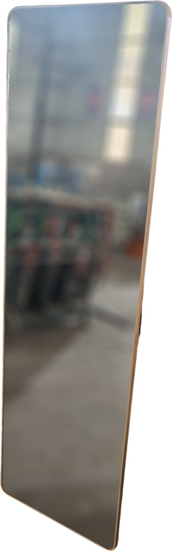 Зеркало Saniteco L-aluminum 160x50 (золото)