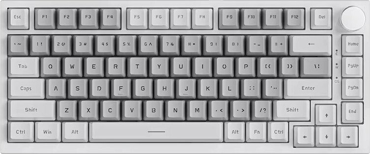 

Клавиатура Ajazz AK820 (белый/серый, Ajazz Red)