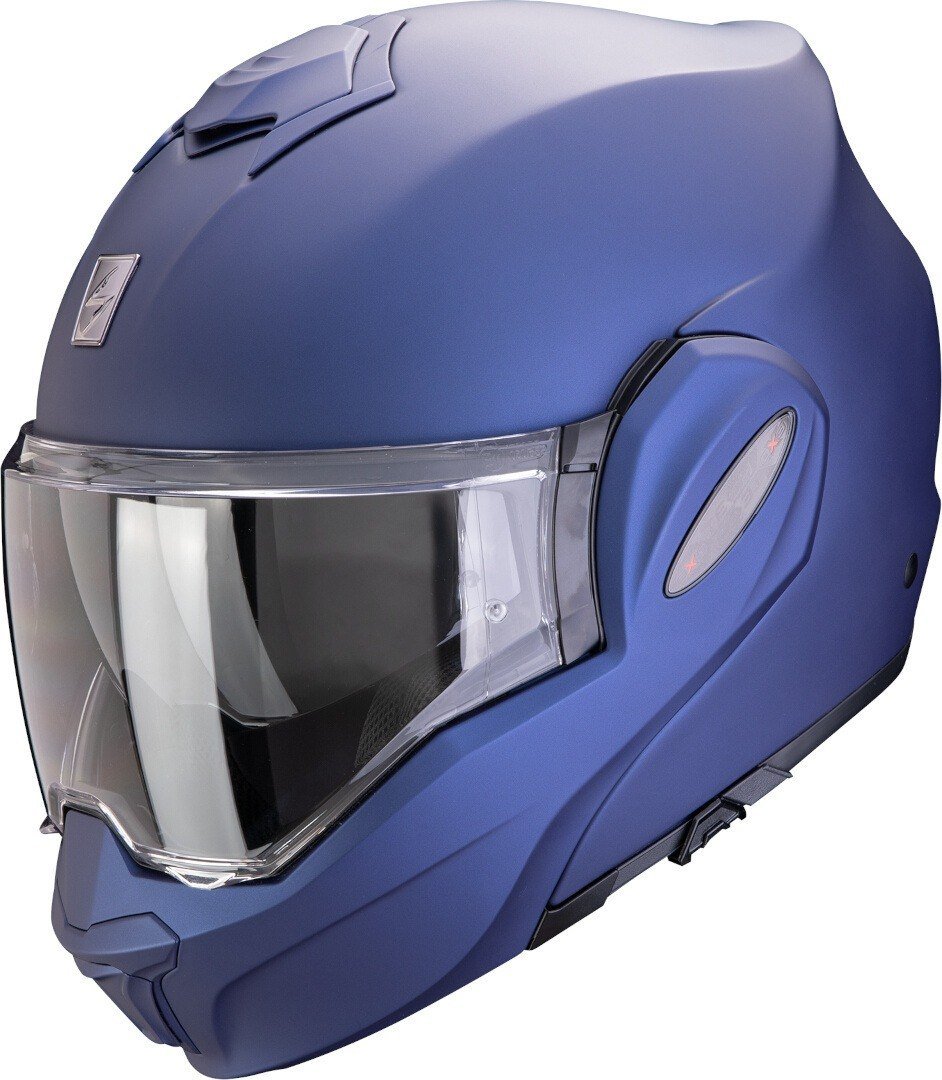 

Мотошлем Scorpion Exo Exo-Tech Evo Pro Solid (р. XL, синий матовый)