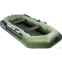 Моторно-гребная лодка Аква-Мастер 280 (зеленый)