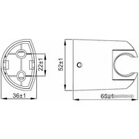 Держатель душевой лейки IDDIS 020CP00I53