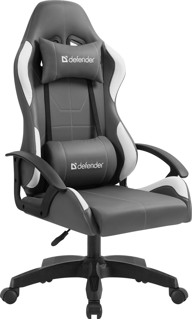 

Игровое (геймерское) кресло Defender Chromos (серый/белый)