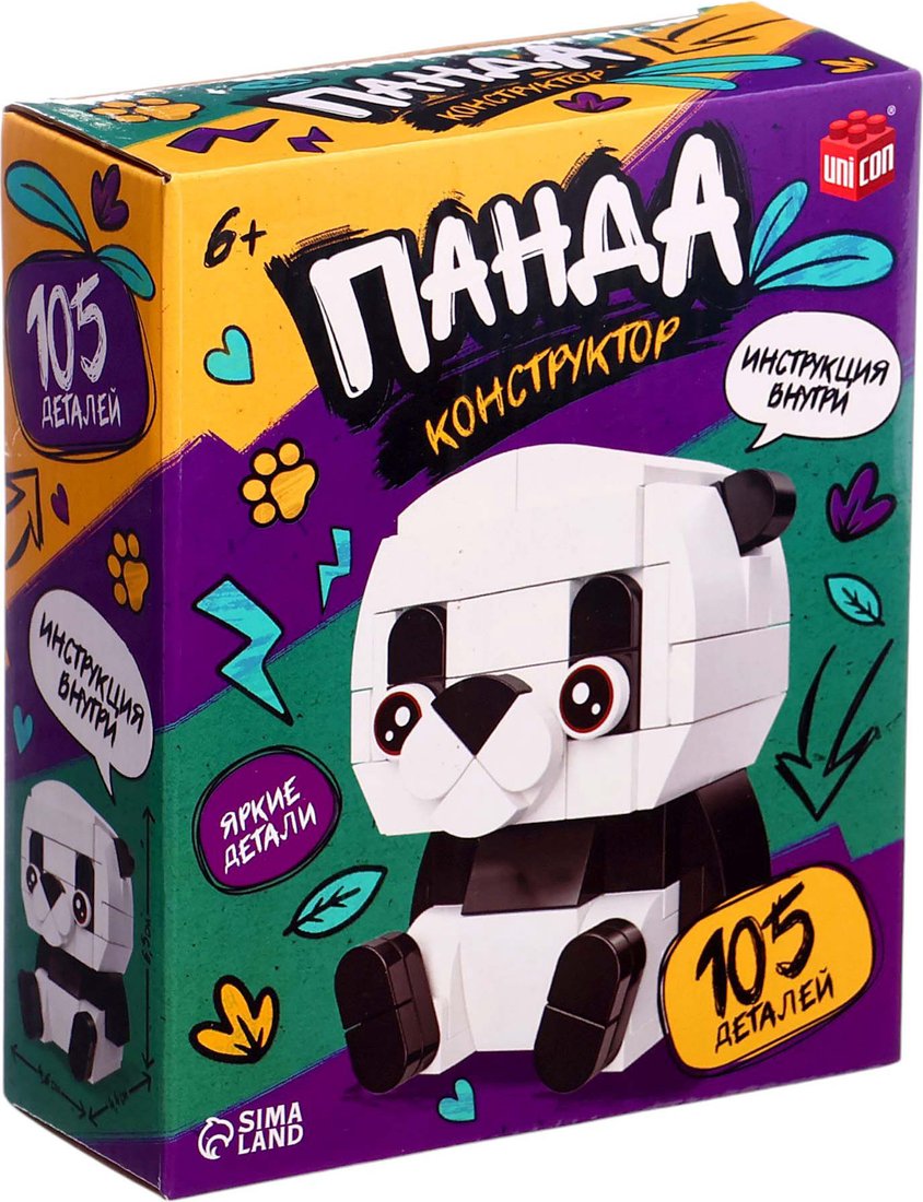 

Конструктор Unicon Панда 58012-2 10724811