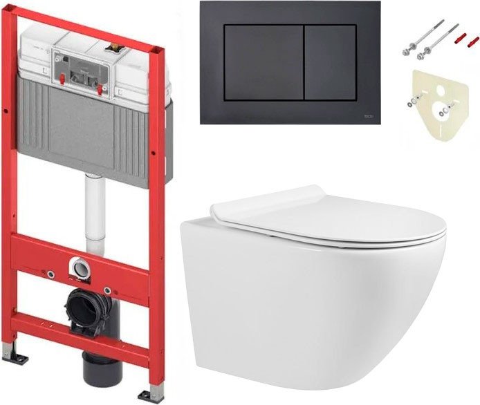 

Унитаз подвесной Grado GD-W203T + TECE 9400414 (с кнопкой смыва)