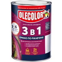 Грунт-эмаль Olecolor 3 в 1 по ржавчине 0.4 кг (желтый)