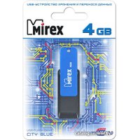 USB Flash Mirex Color Blade City 4GB (синий) [13600-FMUCIB04]