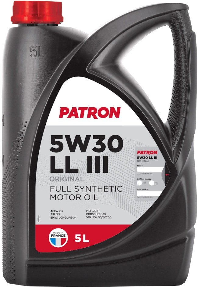 

Моторное масло Patron 5W-30 LL III 5л