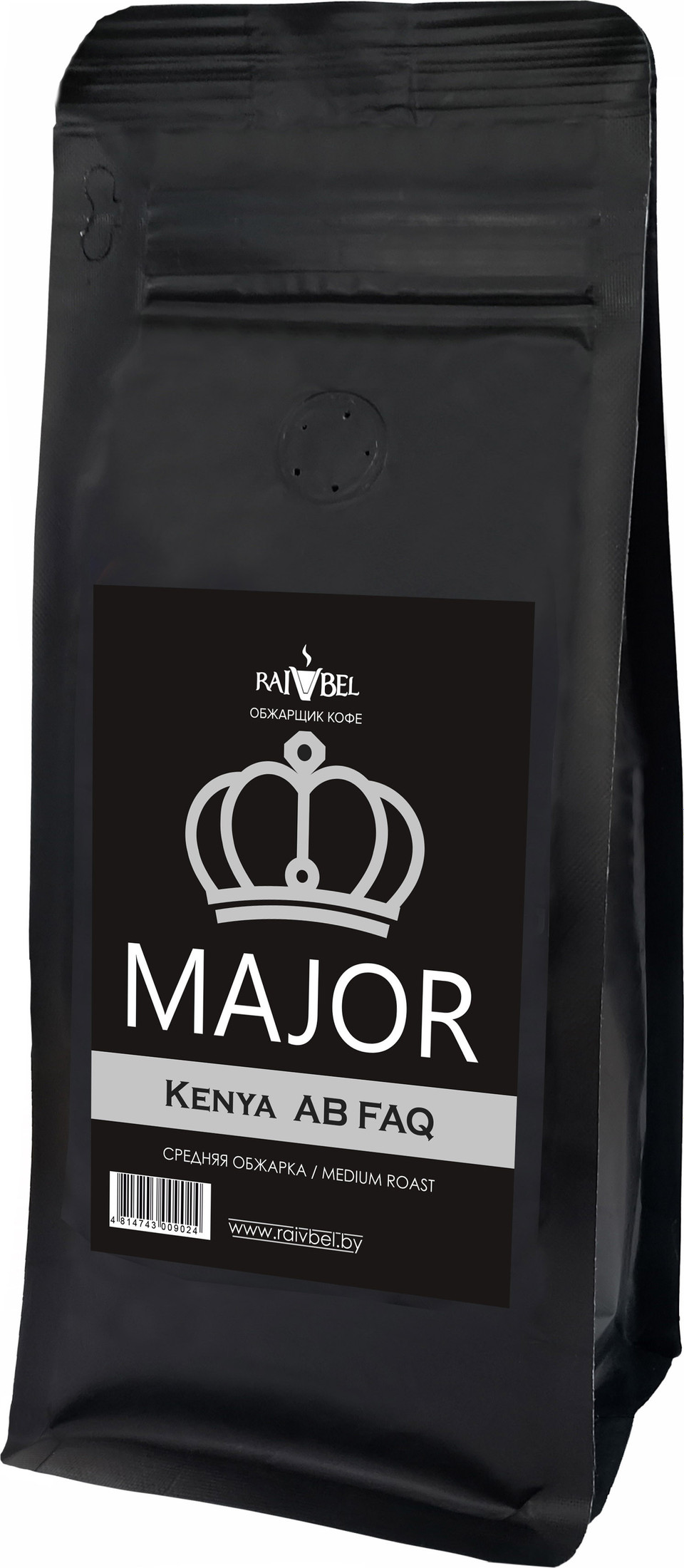 

Кофе Major Kenya Arabica AB FAQ зерновой 250 г