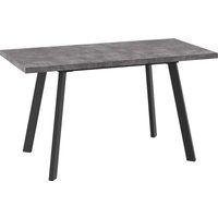 Кухонный стол Мамадома Borg-110 раздвижной 110-142х70 (дымчатая керамика/черный)
