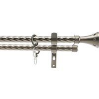 Карниз для штор Sundays Home Лайт Эридан 19мм+19мм двухрядный (витой, сатин, 2м)