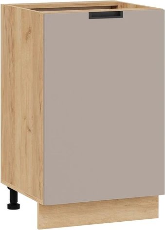 

Шкаф напольный Трия Гренада с одной дверью 1Н5 (дуб крафт золотой/холст латте)