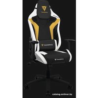 Игровое (геймерское) кресло ThunderX3 XC3 (черный/желтый/белый)