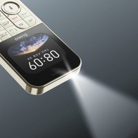Кнопочный телефон Olmio A06 (золотистый)