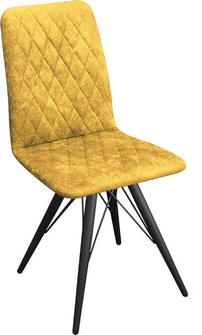 

Стул Трия Стенли К3 (черный муар/микровелюр Wellmart Yellow)