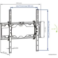 Кронштейн Kromax ELEMENT-4 (черный)