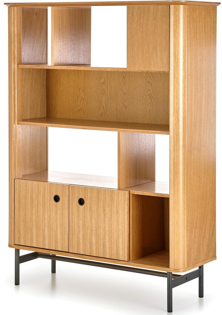 

Стеллаж Halmar Smart REG-2 (дуб натуральный/черный)