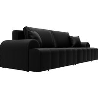 Диван Лига диванов Лига-080 131122 (экокожа Grifon 18 черный)