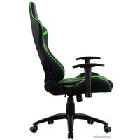 Игровое (геймерское) кресло AeroCool AC120 AIR (черный/зеленый)
