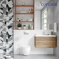 Инсталляция для унитаза Cersanit Aqua Prime М 50 68179 с кнопкой Estetica 64111 (кнопка белый/хром глянец)