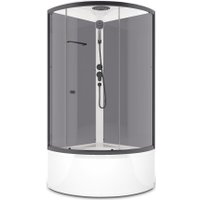 Душевая кабина Domani-Spa Simple 99 High Black DS01Sm99HGrCl00.Gt-V1.2-Black (серый/прозрачное стекло) в Орше