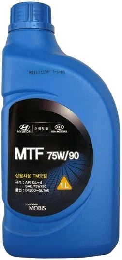 

Трансмиссионное масло Hyundai/KIA Gear Oil 75W-90 1л