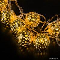 Светодиодная гирлянда Евросвет 400-003 2.8 м (золото/теплый белый) в Бресте