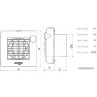 Осевой вентилятор Vortice Punto M 150/6