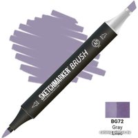 Маркер художественный Sketchmarker Brush Двусторонний BG72 SMB-BG72 (сероватый сиреневый)