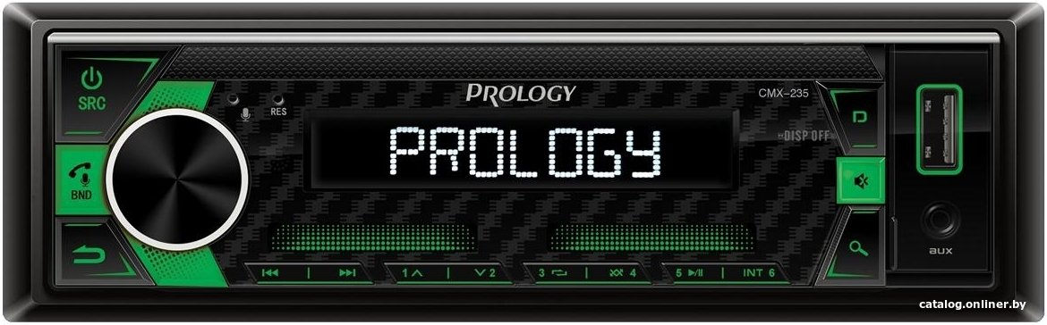 USB-магнитола Prology CMX-235 с парковочными радарами