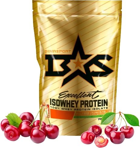 

Протеин сывороточный (изолят) Binasport Excellent Isowhey Protein (750г, вишня)