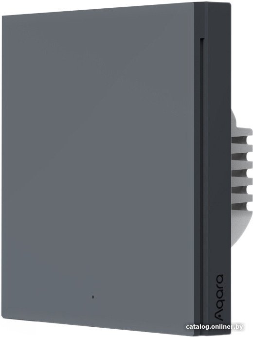 Умный выключатель Aqara Smart Wall Switch H1 одноклавишный с нейтралью (графит)