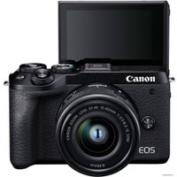 Беззеркальный фотоаппарат Canon EOS M6 Mark II Kit 15-45mm (черный)