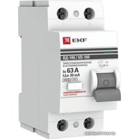 Устройство защитного отключения EKF PROxima ВД-100 2P 63А 30мА elcb-2-63-30-em-pro в Лиде