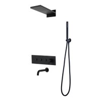 Душевая система  Boheme Fusion 130-2-B (черный)